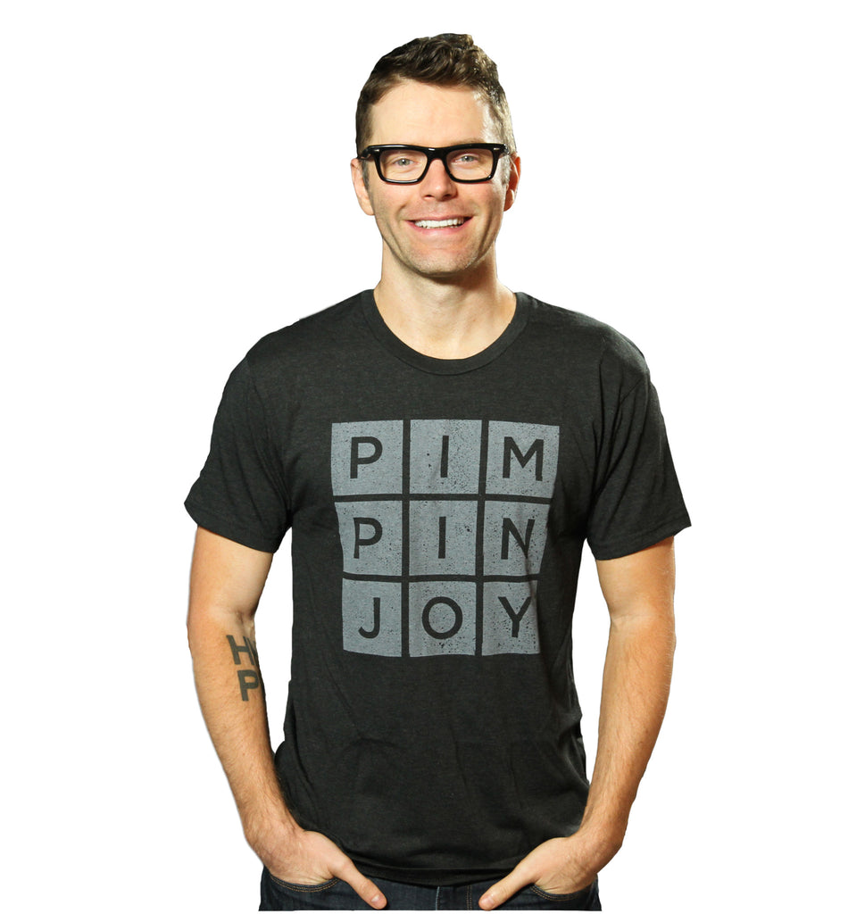 Adult #PIMPINJOY T-Shirt - Black