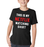 'NETFLIX WATCHING' KIDS TEE