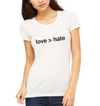 love > hate tee