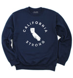 CALIFORNIA STRONG Unisex Pullover Sweatshirt - Navy